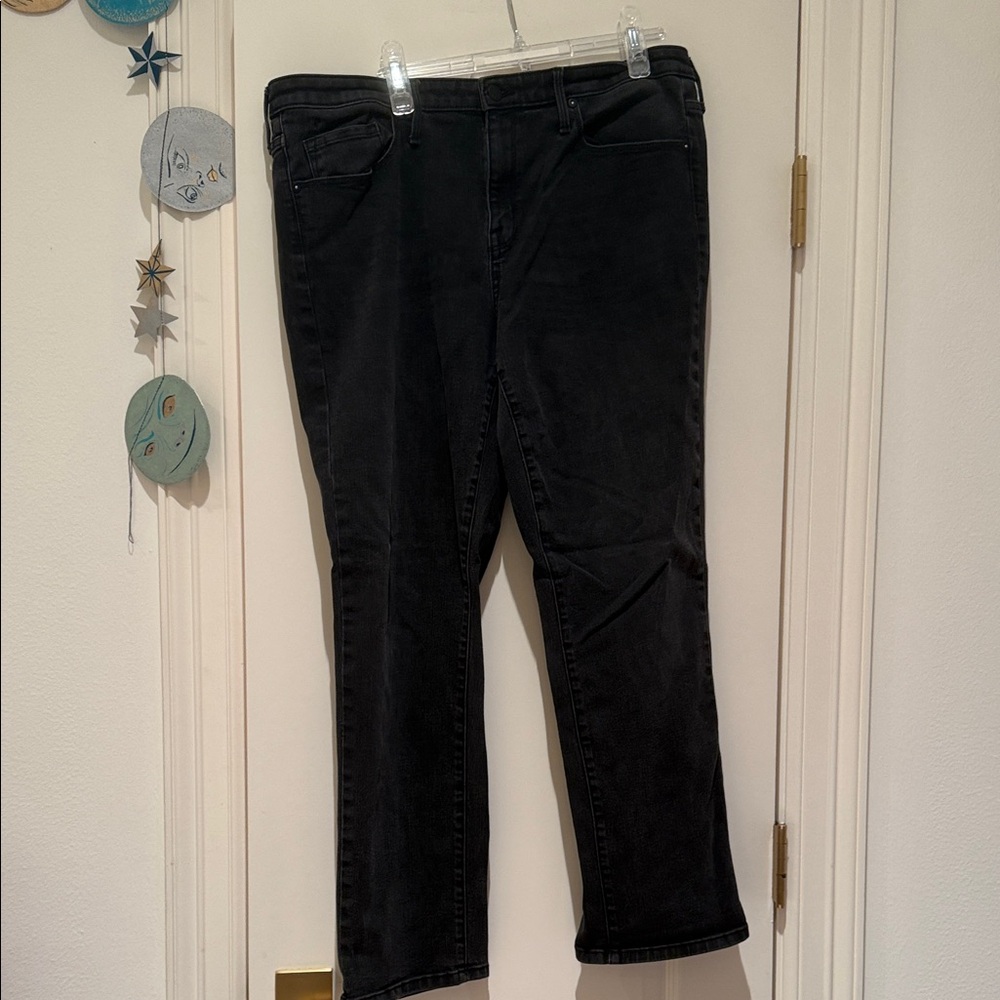 Mossimo denim Black Denim Jeans high rise straight